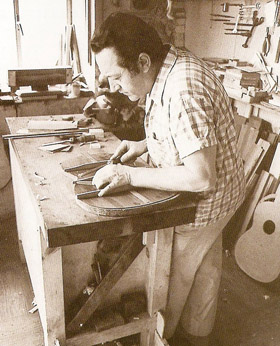 Marin at his workshop