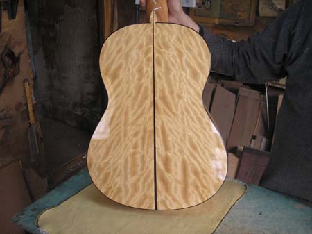 Back of one of our guitars