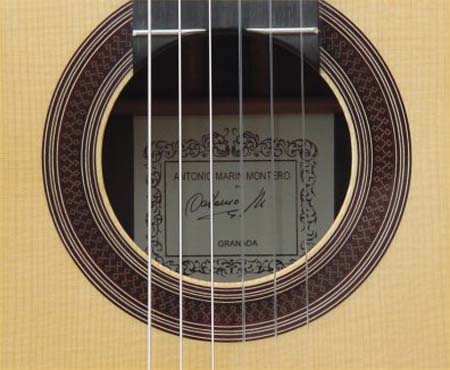 Detalle del cuerpo de una guitarra